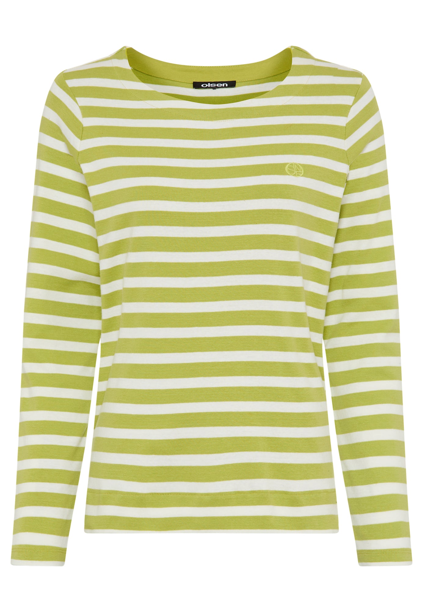 Olsen Langarmshirts  hellgrün