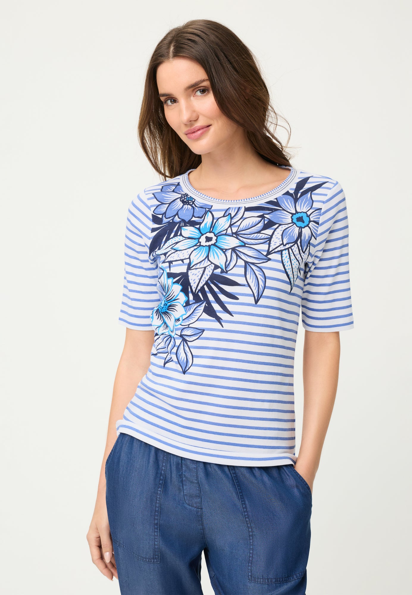 Olsen T-Shirts  blau