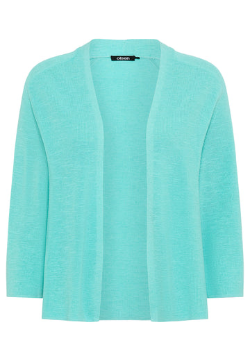 Strick-Cardigan mit Schalkragen