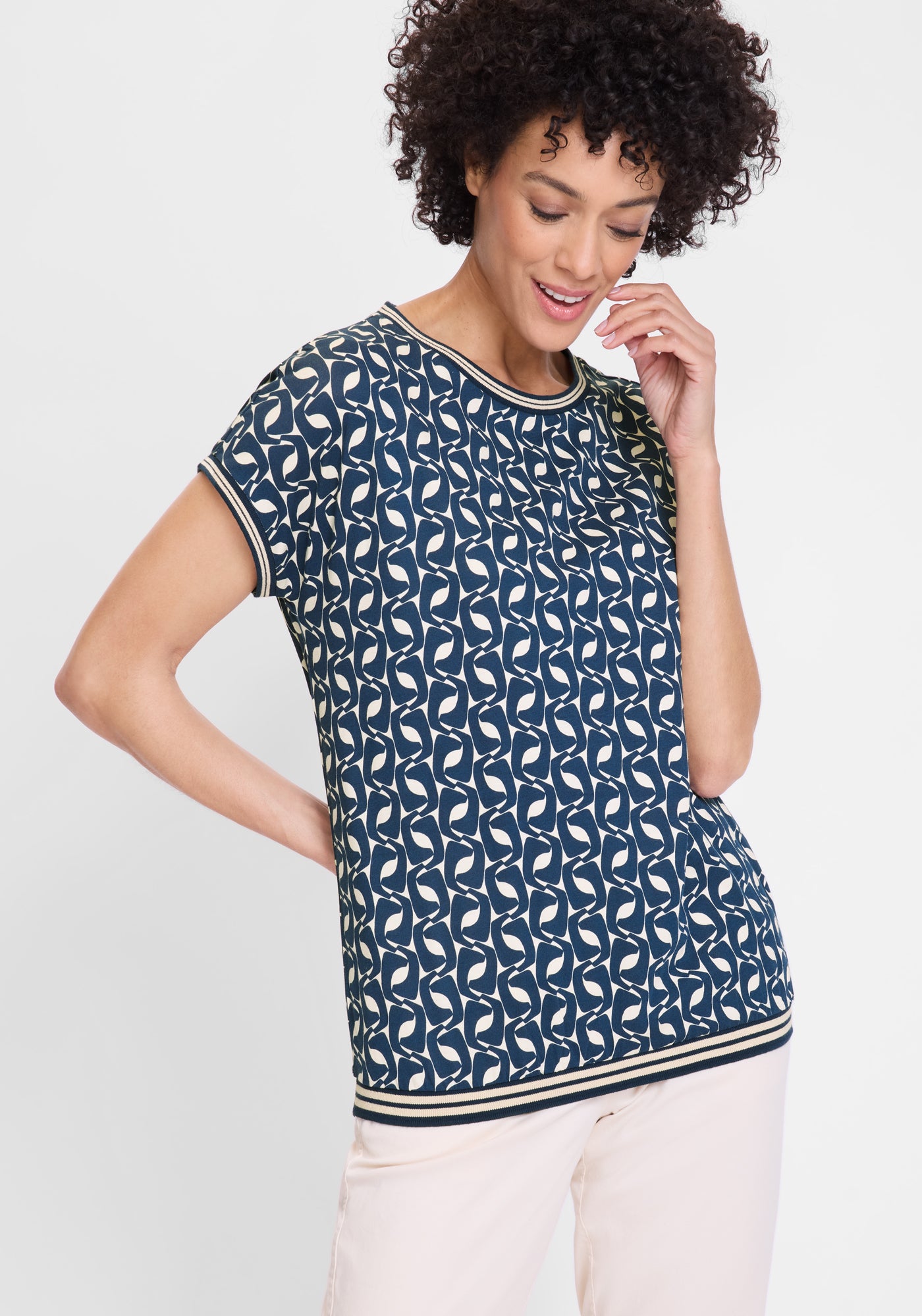 Olsen T-Shirts  dunkelblau