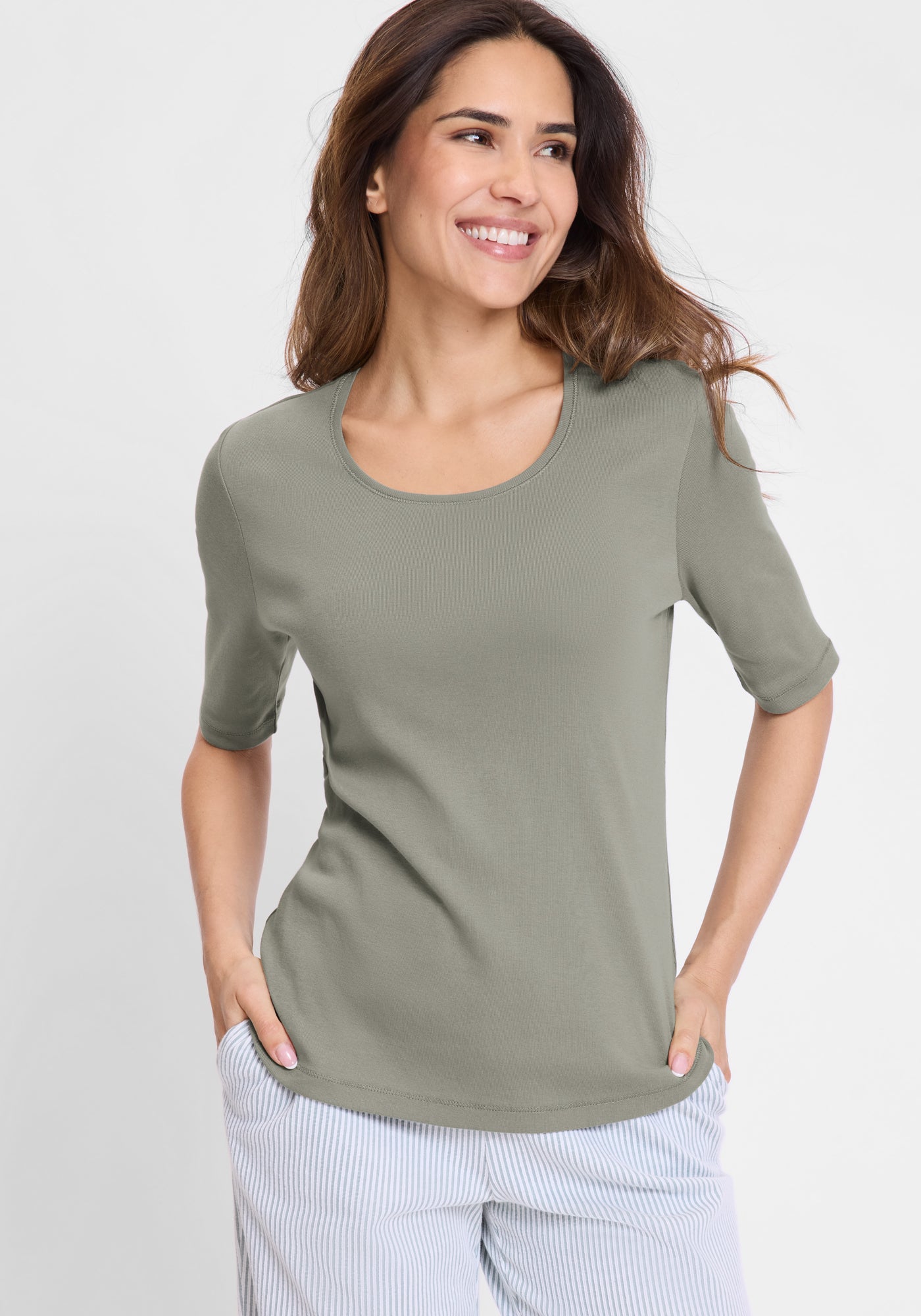 Olsen T-Shirts  khaki