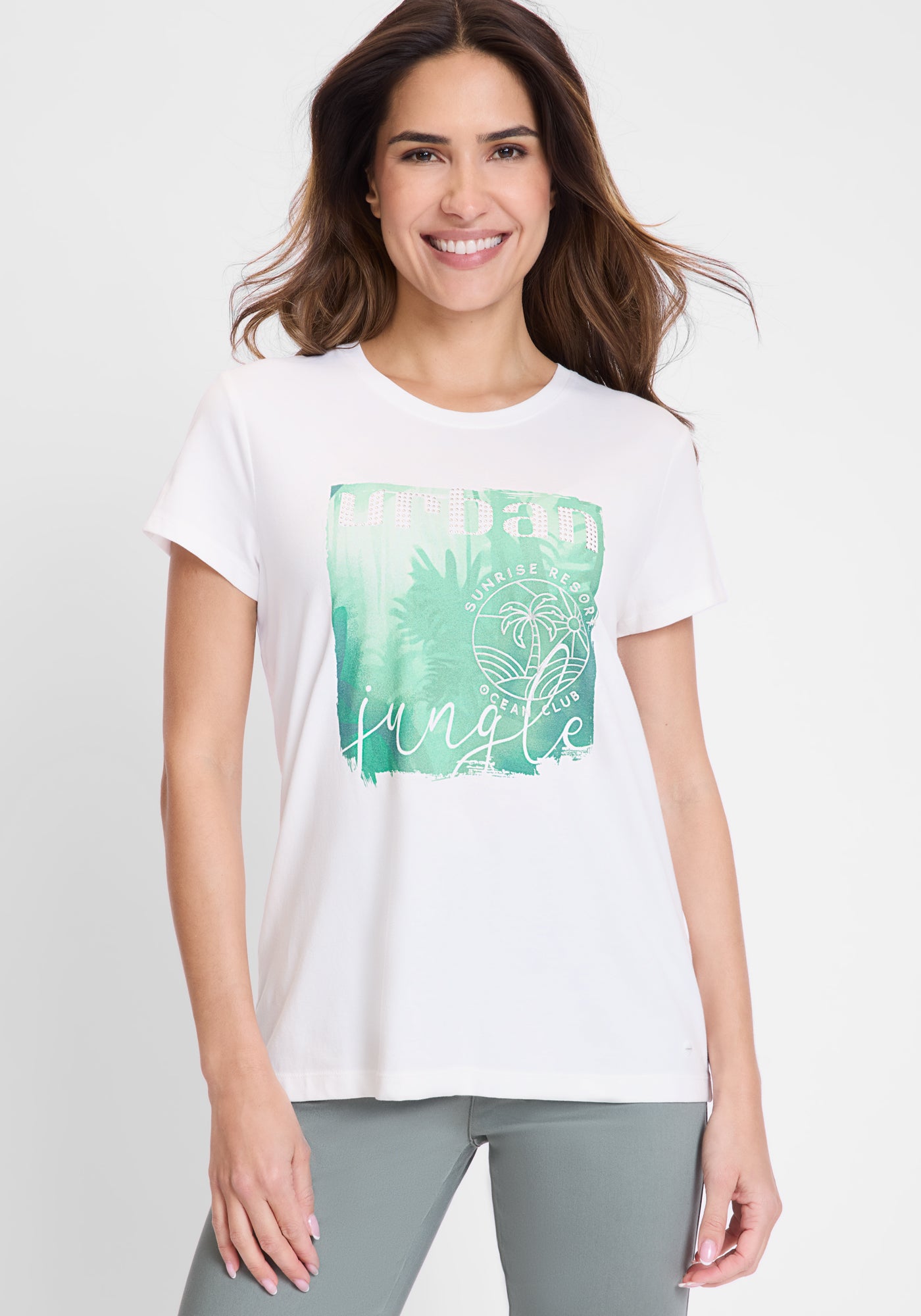 Olsen T-Shirts  weiß