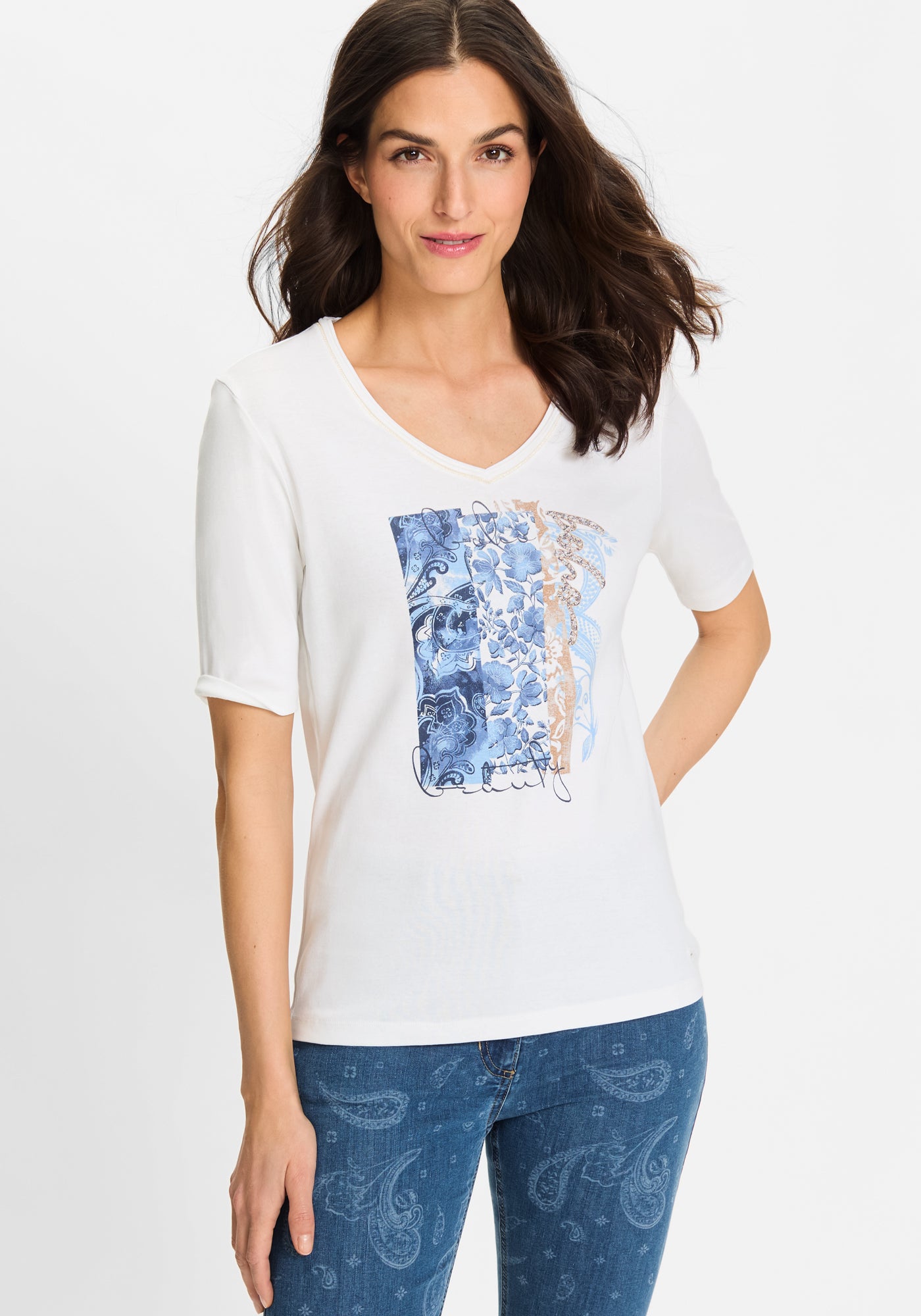 Olsen T-Shirts  weiß