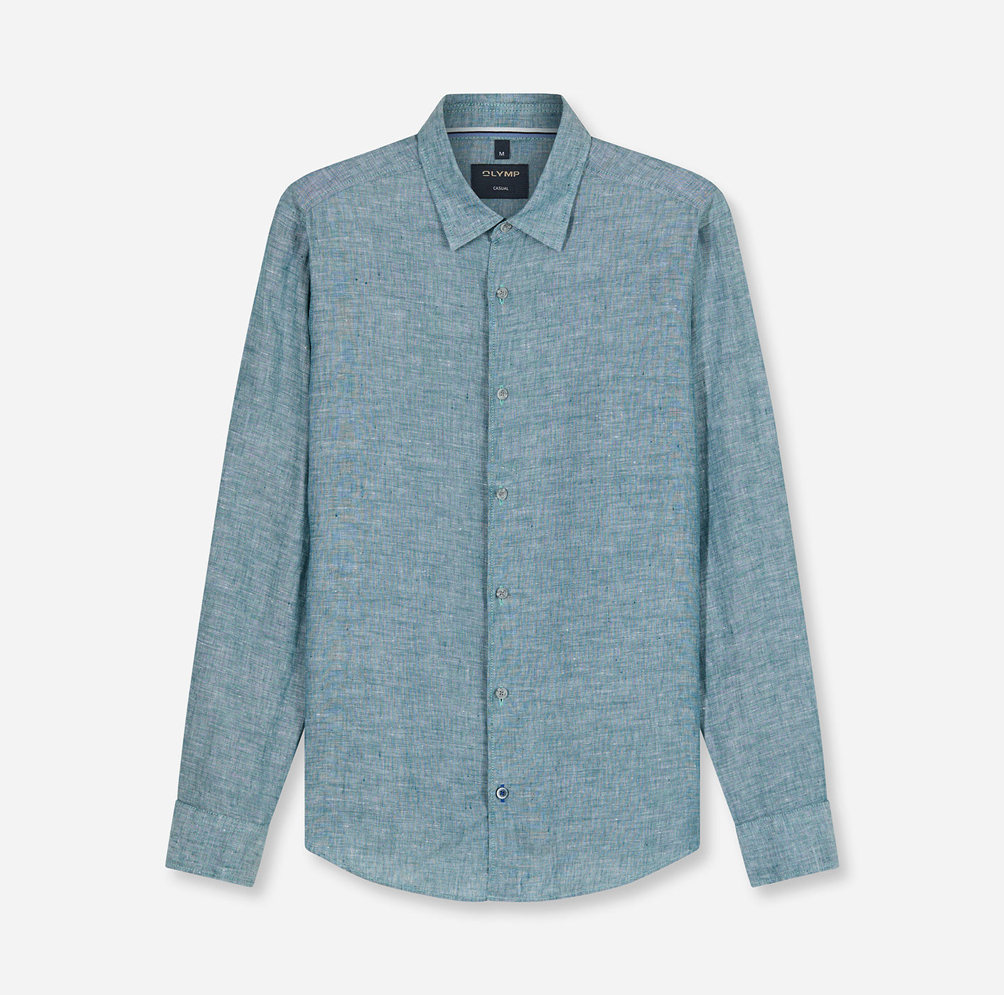 Olymp Casual Hemden  petrol