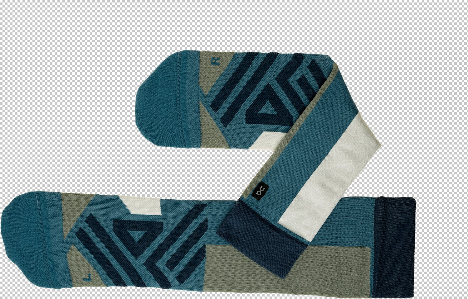 On Socken, Strümpfe  petrol