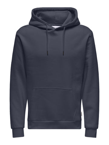 Einfarbiger Hoodie