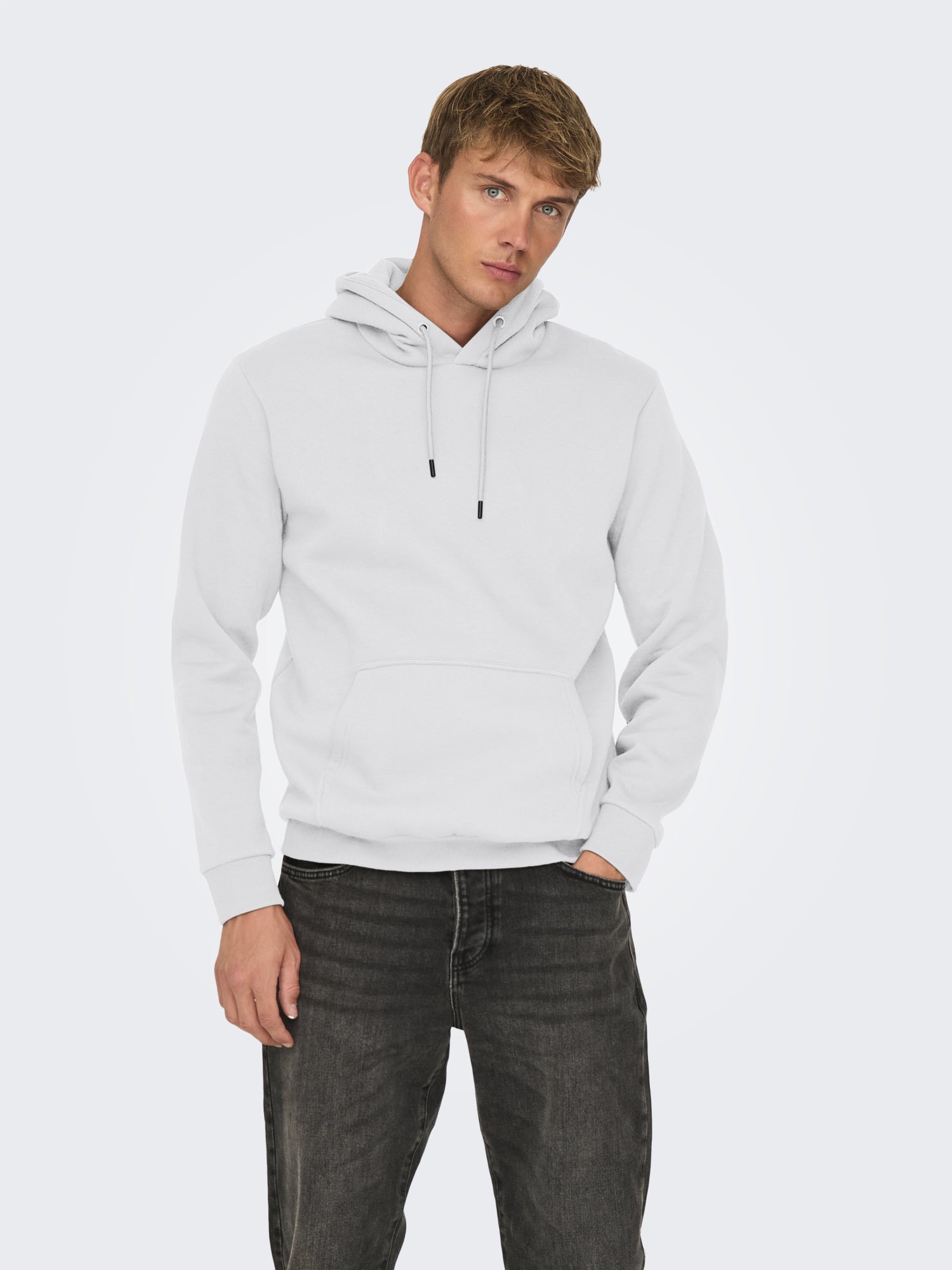 Only & Sons Hoodies  hellgrau