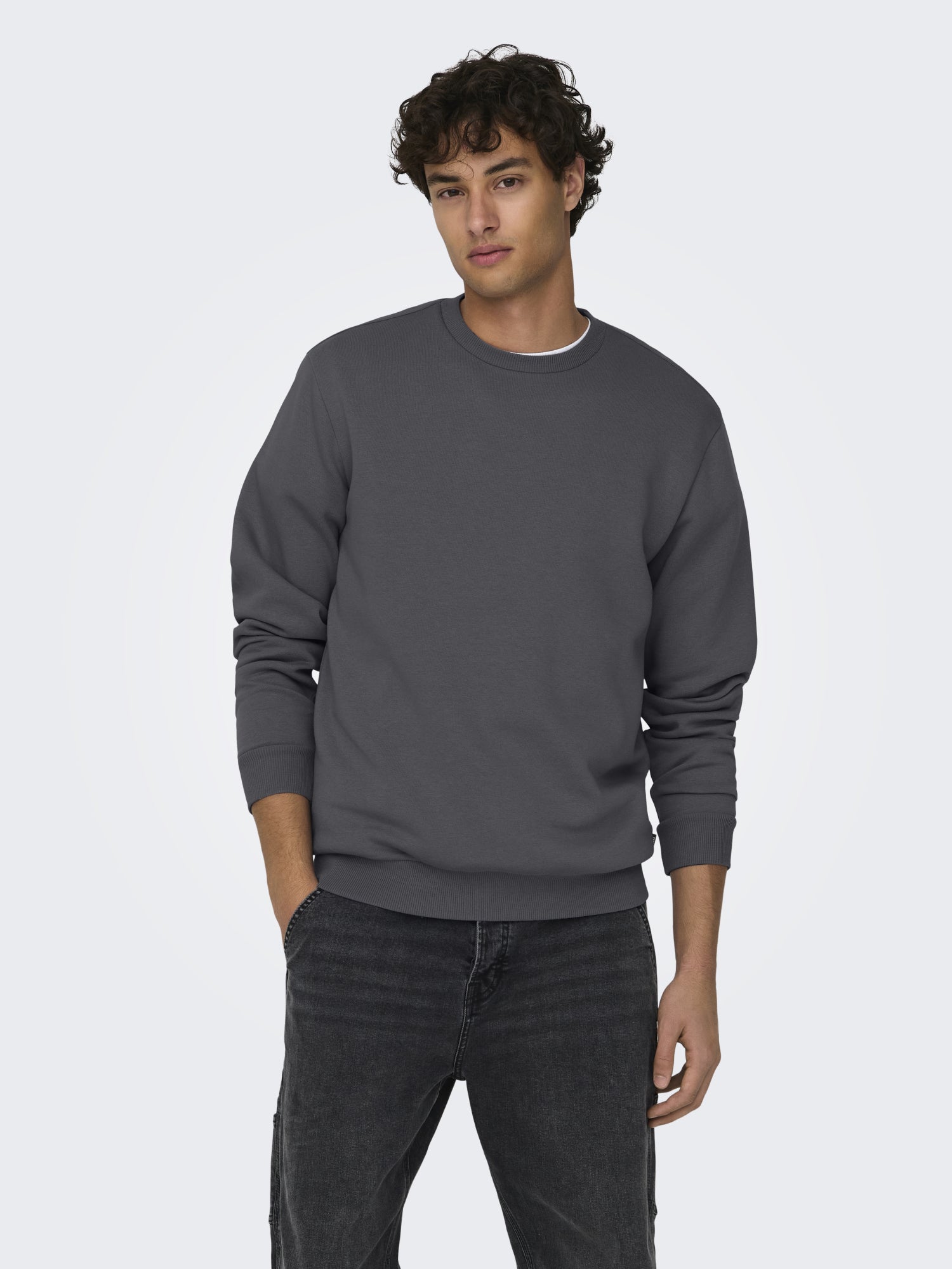 Only & Sons Sweatshirts  grau