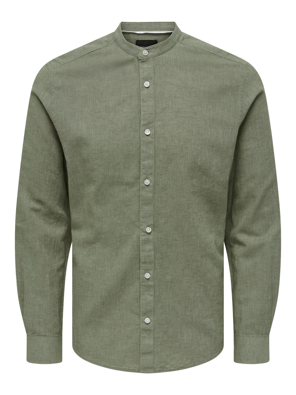Only & Sons Hemden  oliv