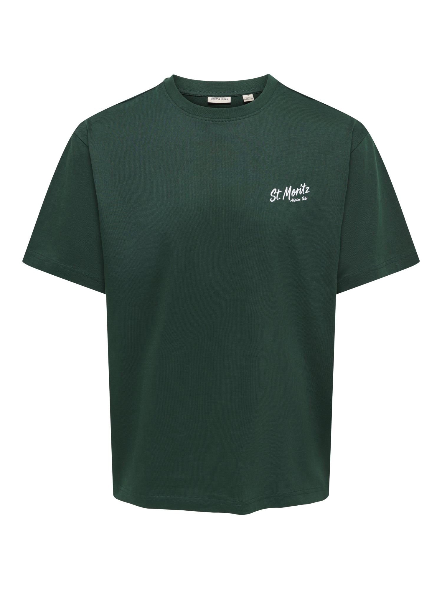 Only & Sons T-Shirts  dunkelgrün