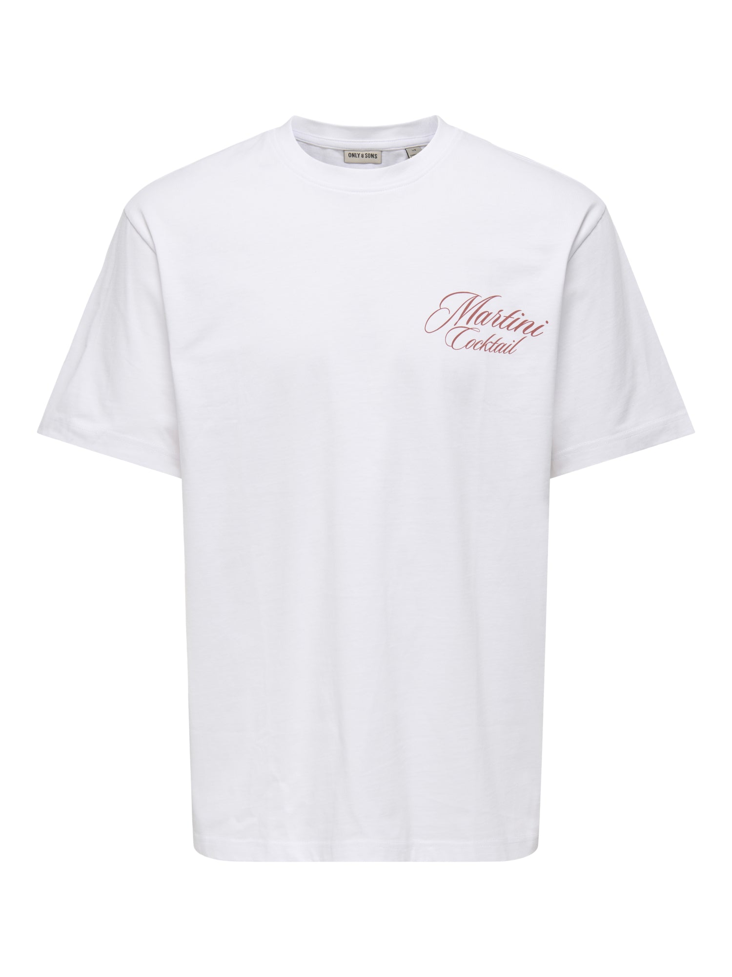 Only & Sons T-Shirts  weiß