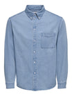Only & Sons Hemden  hellblau