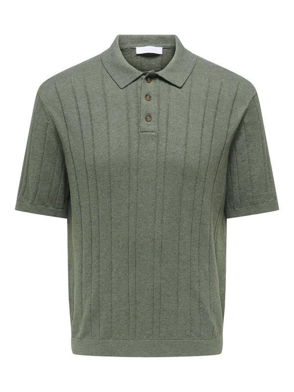Only & Sons Poloshirts  grün