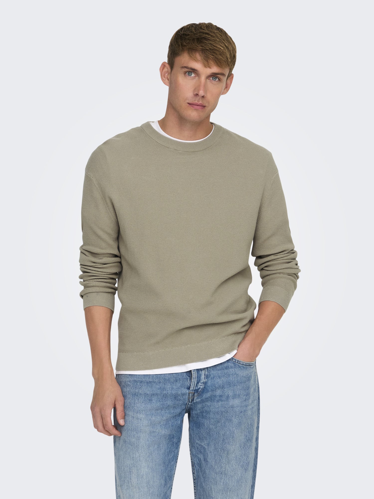 Only & Sons Pullover  grün