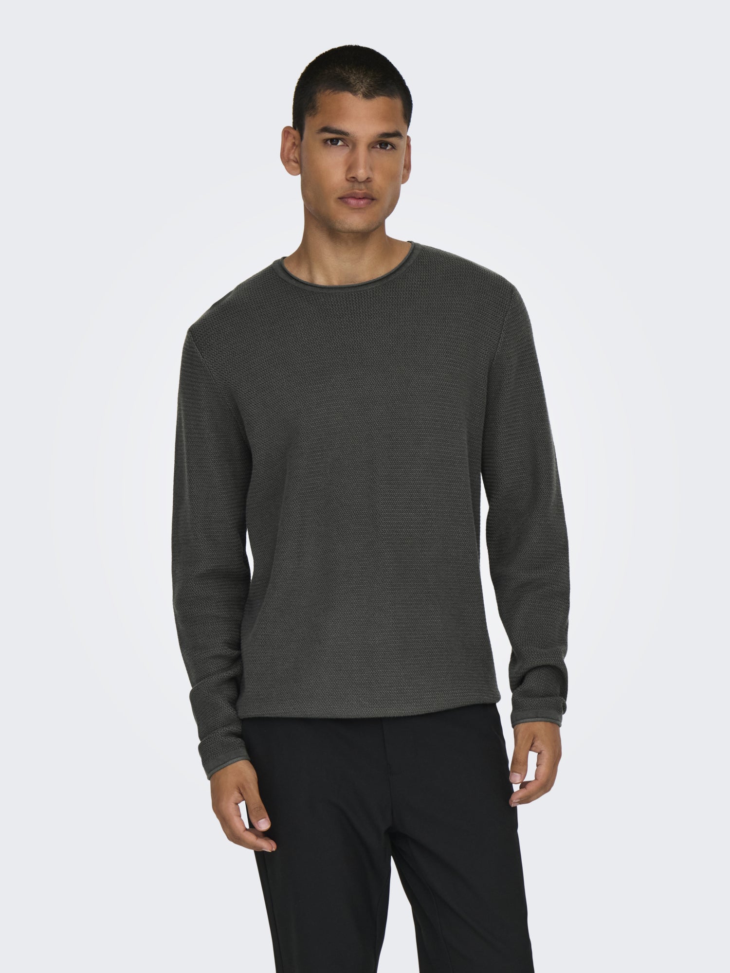 Only & Sons Pullover  grau