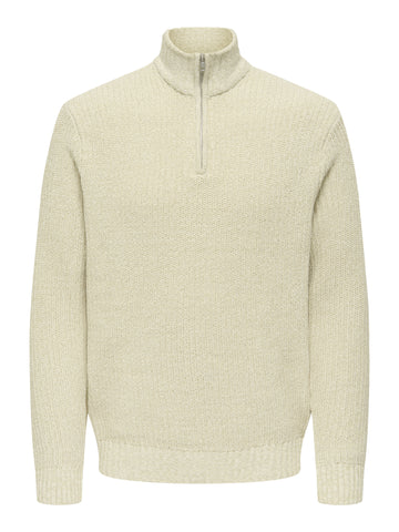 Strickpullover mit Troyer