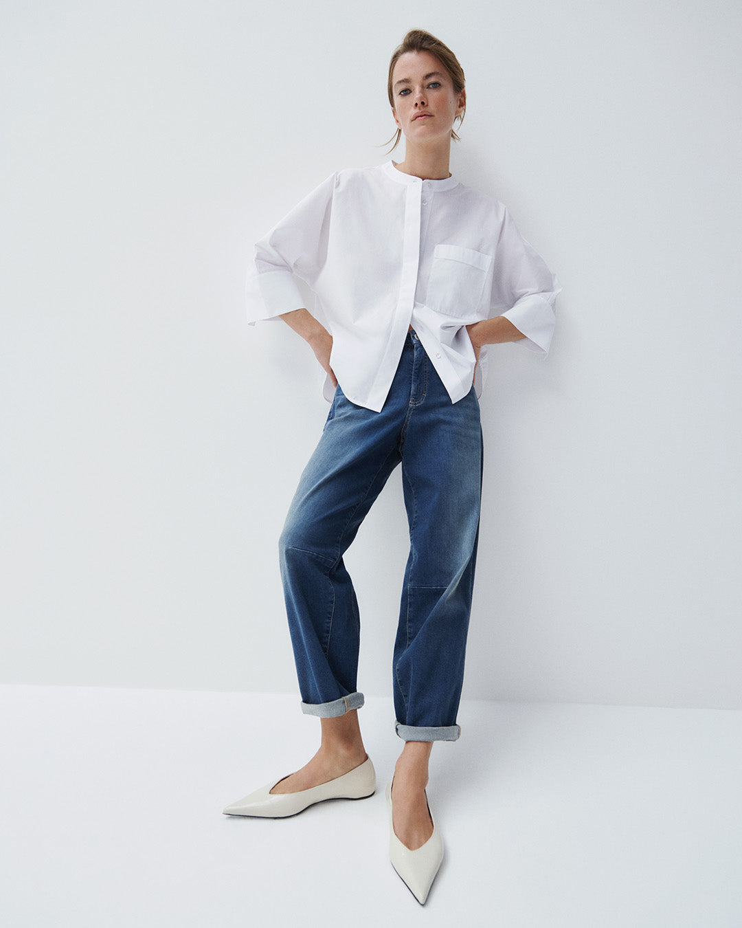 Opus PANTS Straight  dunkelblau