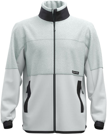 FLEECE TEDDY JACKET Unterjacke mit Teddyfleece-Einsätzen grey ice