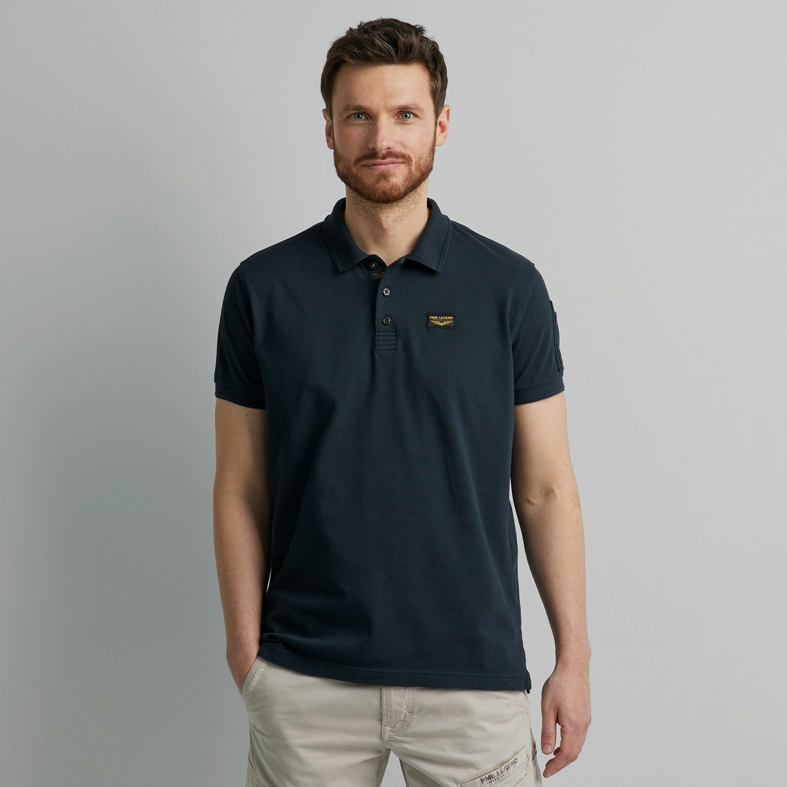 PME Legend Poloshirts  dunkelblau