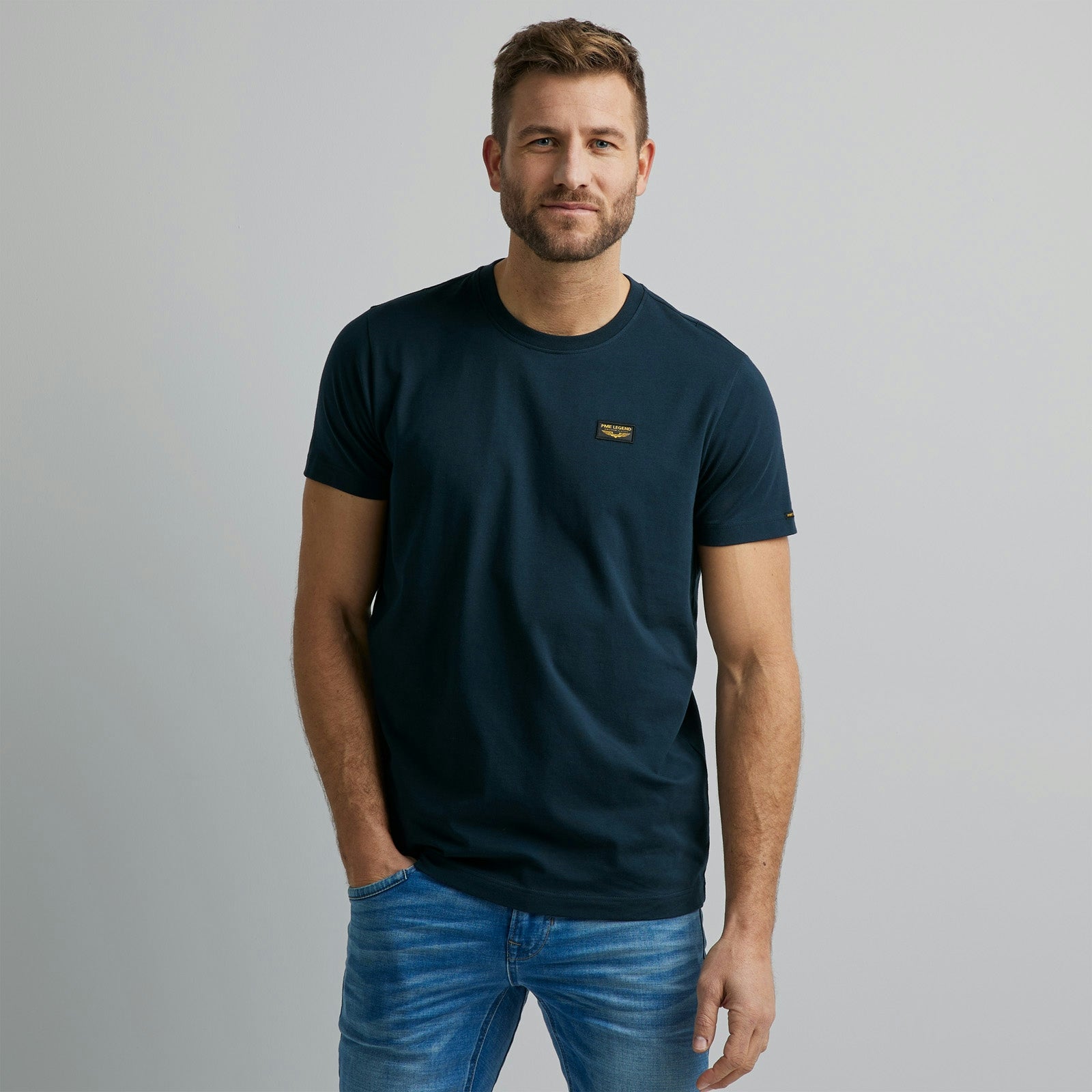 PME Legend T-Shirts  dunkelblau