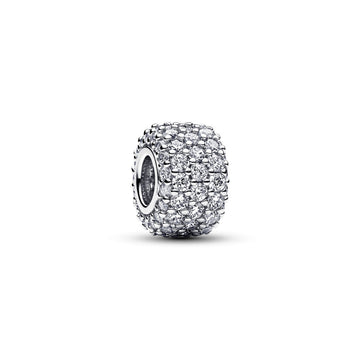 Dreireihiges Pavé-Charm