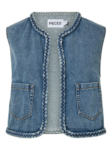 Denim-Weste