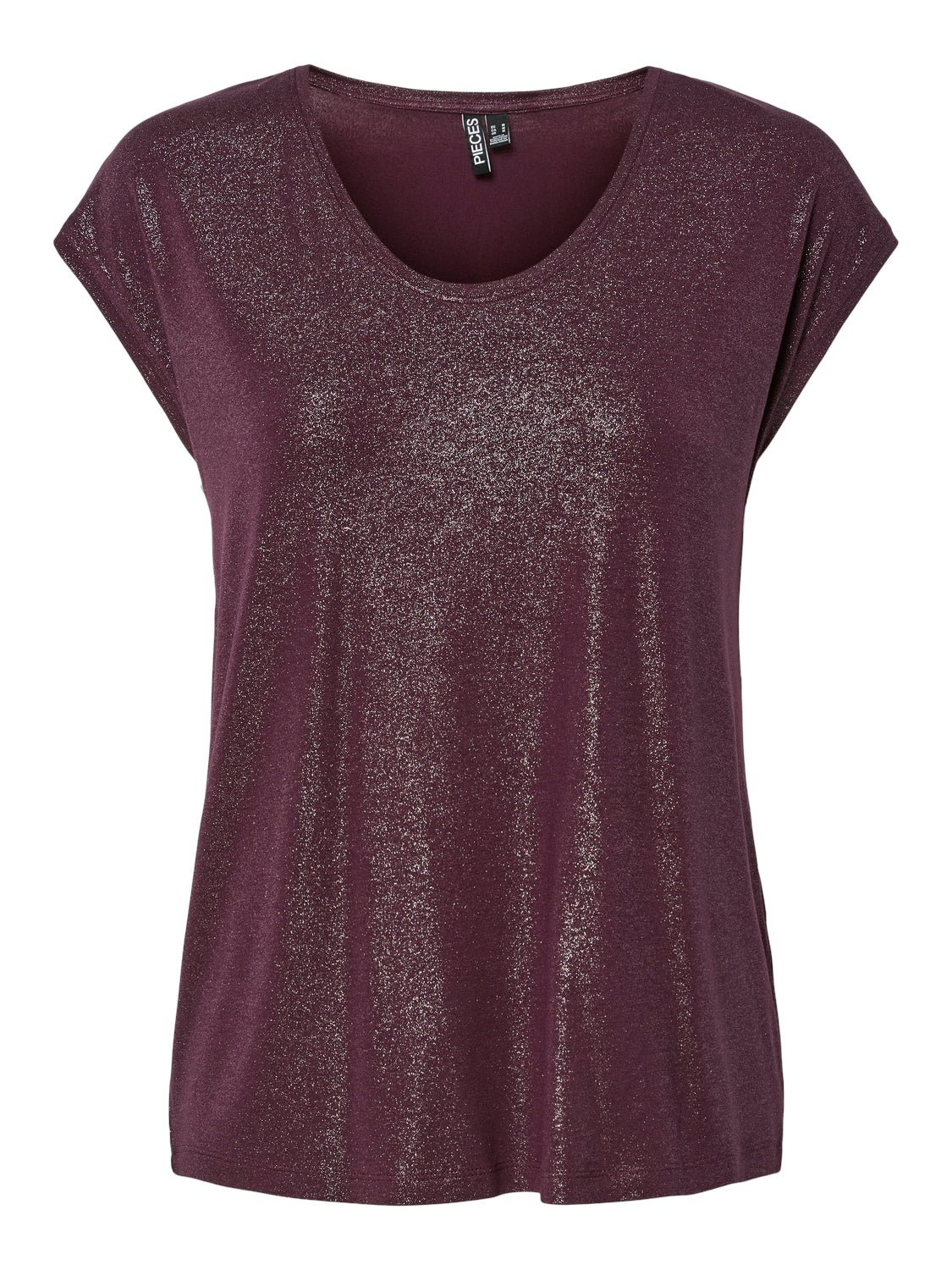 Pieces T-Shirts  dunkelrot