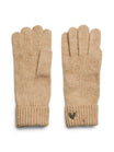 Pieces Handschuhe  beige
