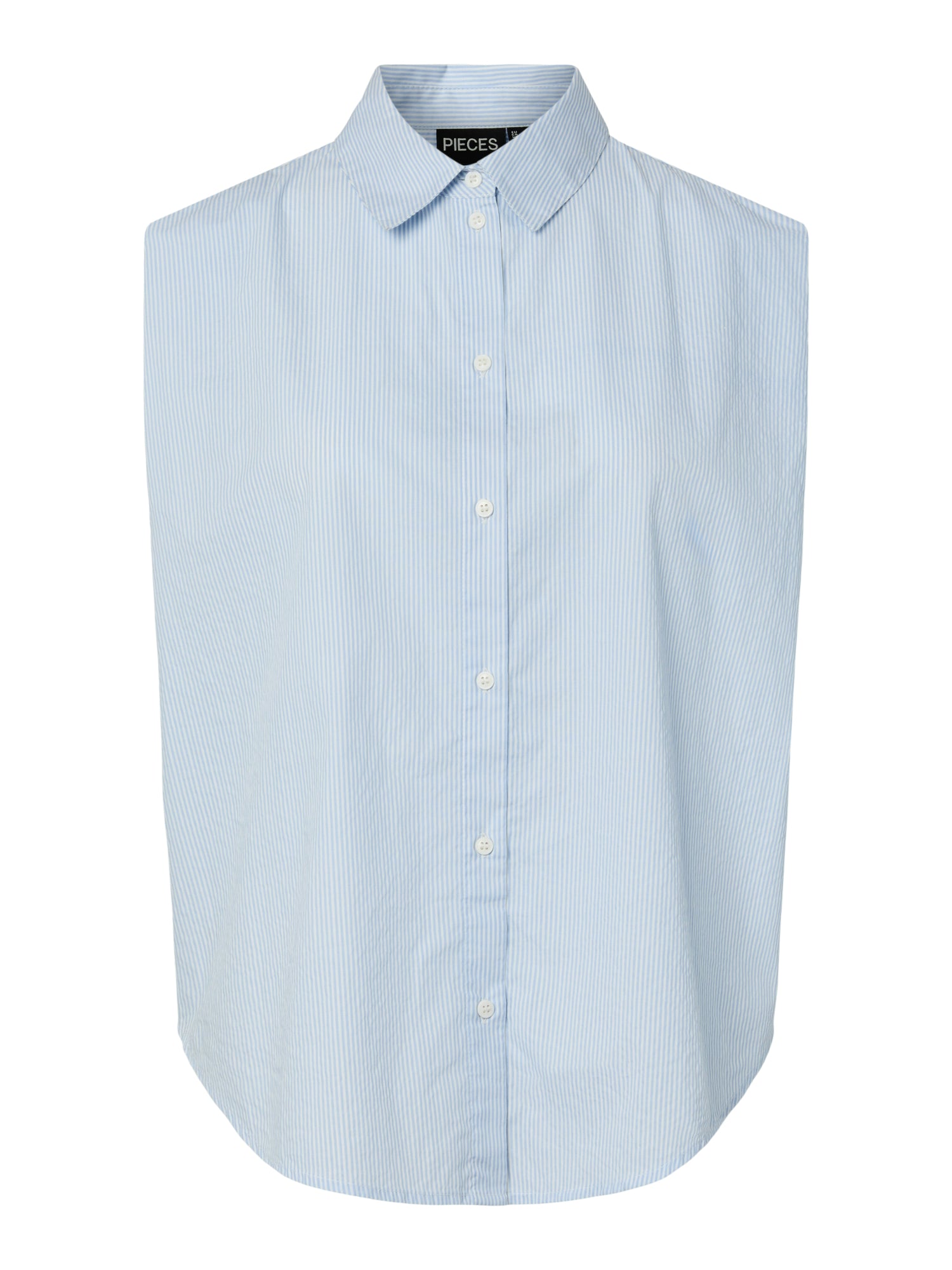 Pieces Blusen  hellblau