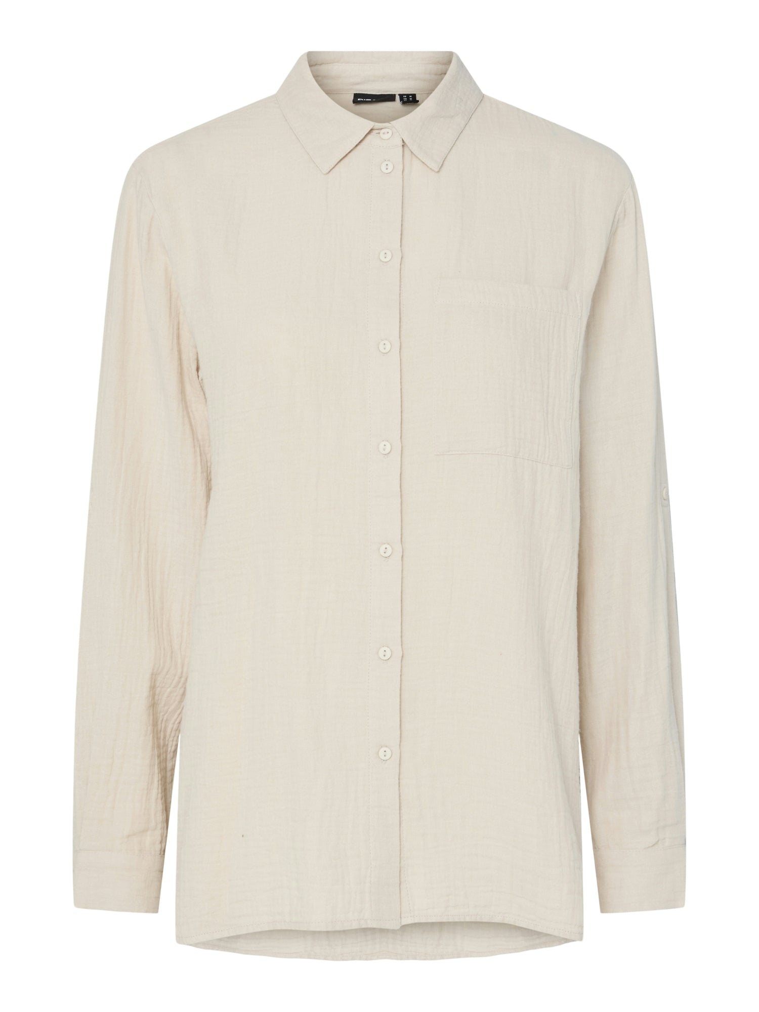 Pieces Hemdblusen  beige
