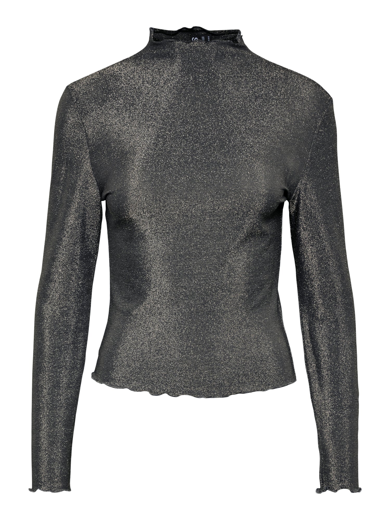 Pieces Langarmshirts  schwarz