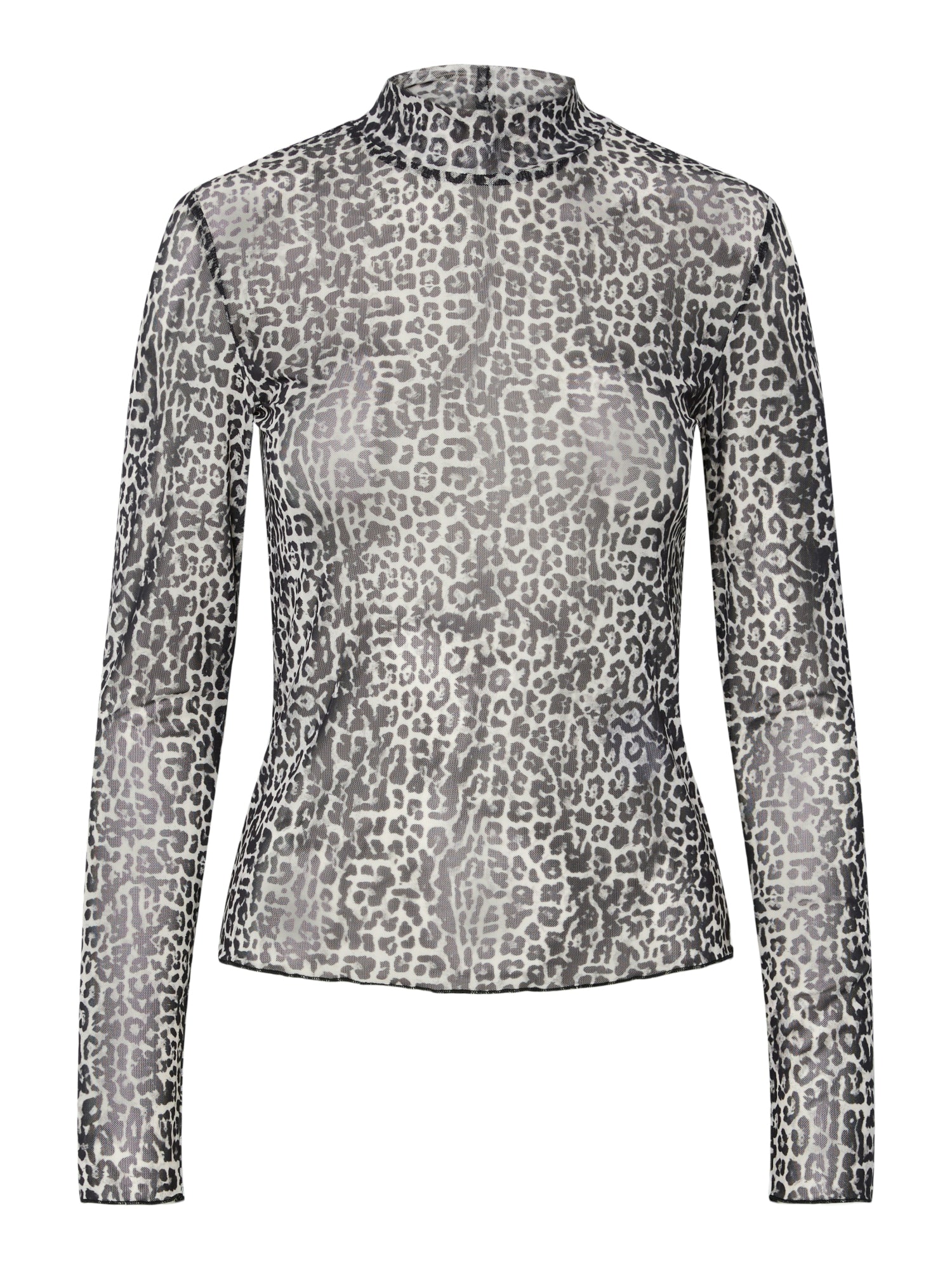 Pieces Langarmshirts  grau