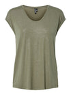 Pieces T-Shirts  grün