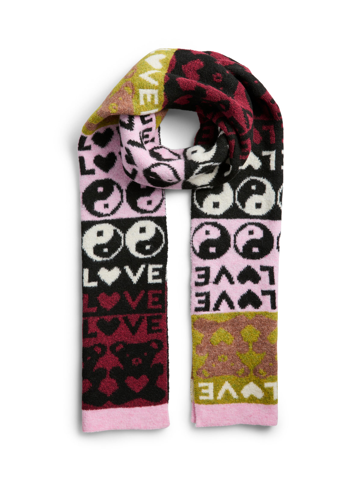 Pieces Schals  pink