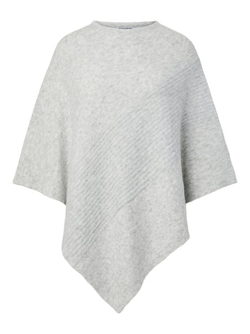 PCARA Poncho mit Glitzereffekt