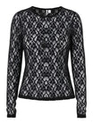 Pieces Langarmshirts  schwarz