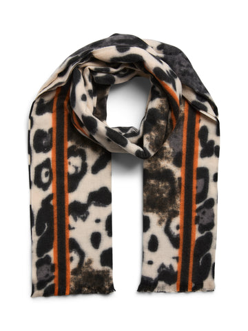 PCJORNA XXL-Schal im Animal-Print