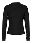 Pieces Langarmshirts  schwarz