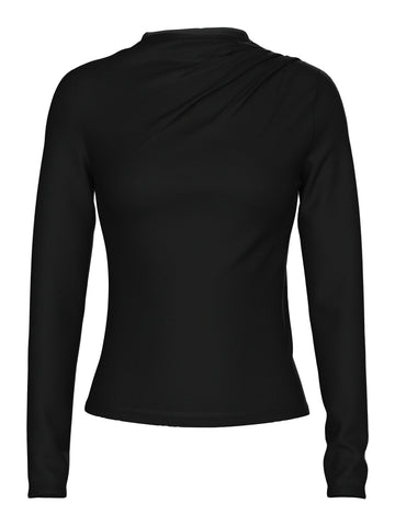 PCMADISON Langarmshirt mit Drapier-Detail