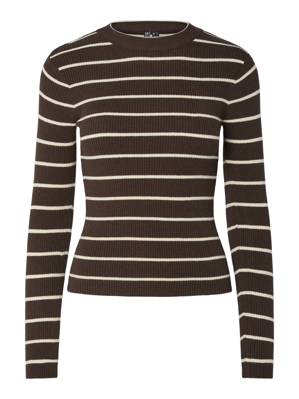 Pieces Langarmshirts  braun