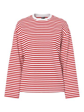 PCSADIE Langarmshirt mit Streifen