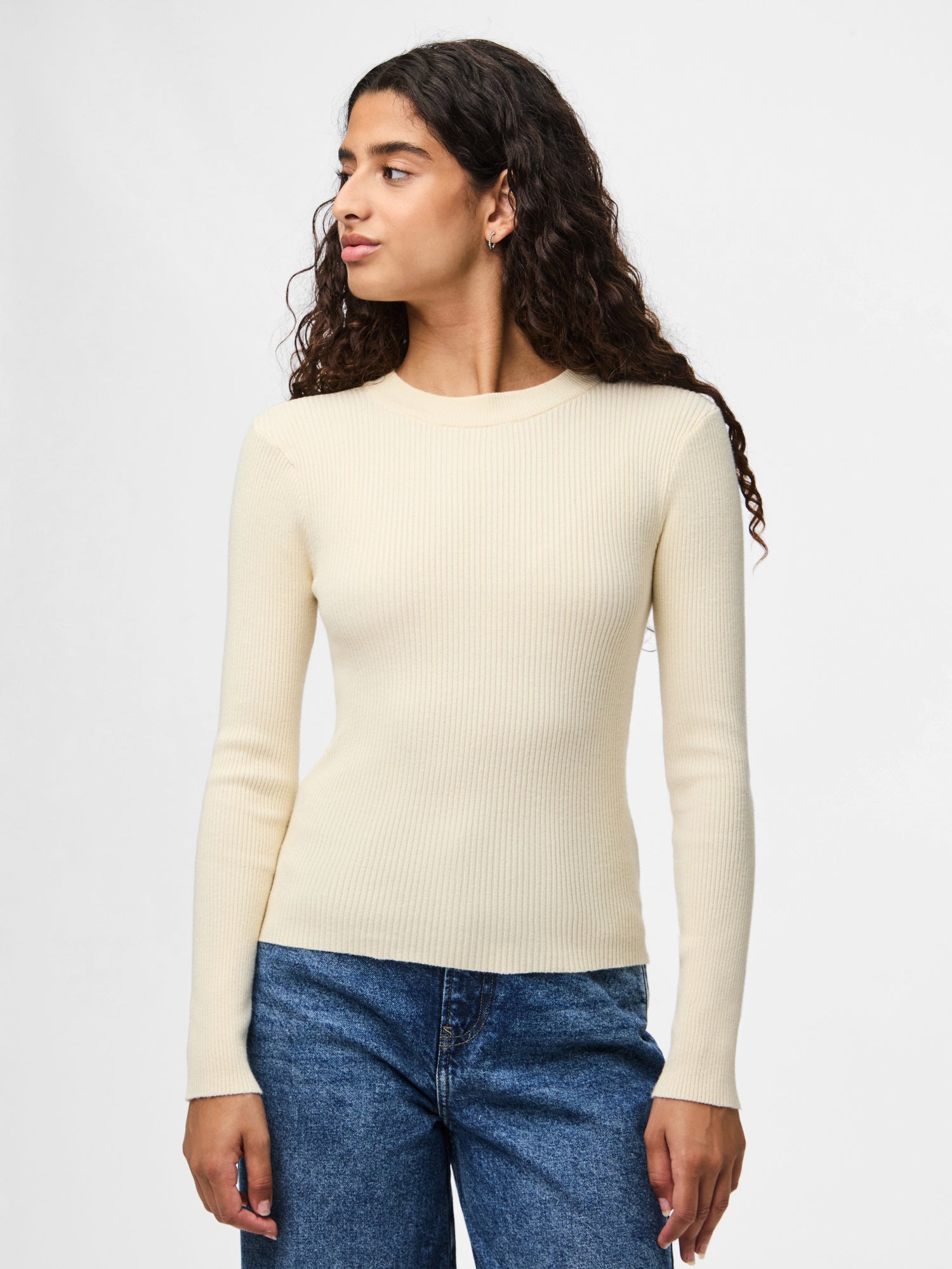 Pieces Pullover  beige