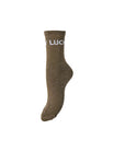 Pieces Socken  oliv