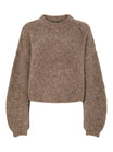 Pieces Pullover  braun