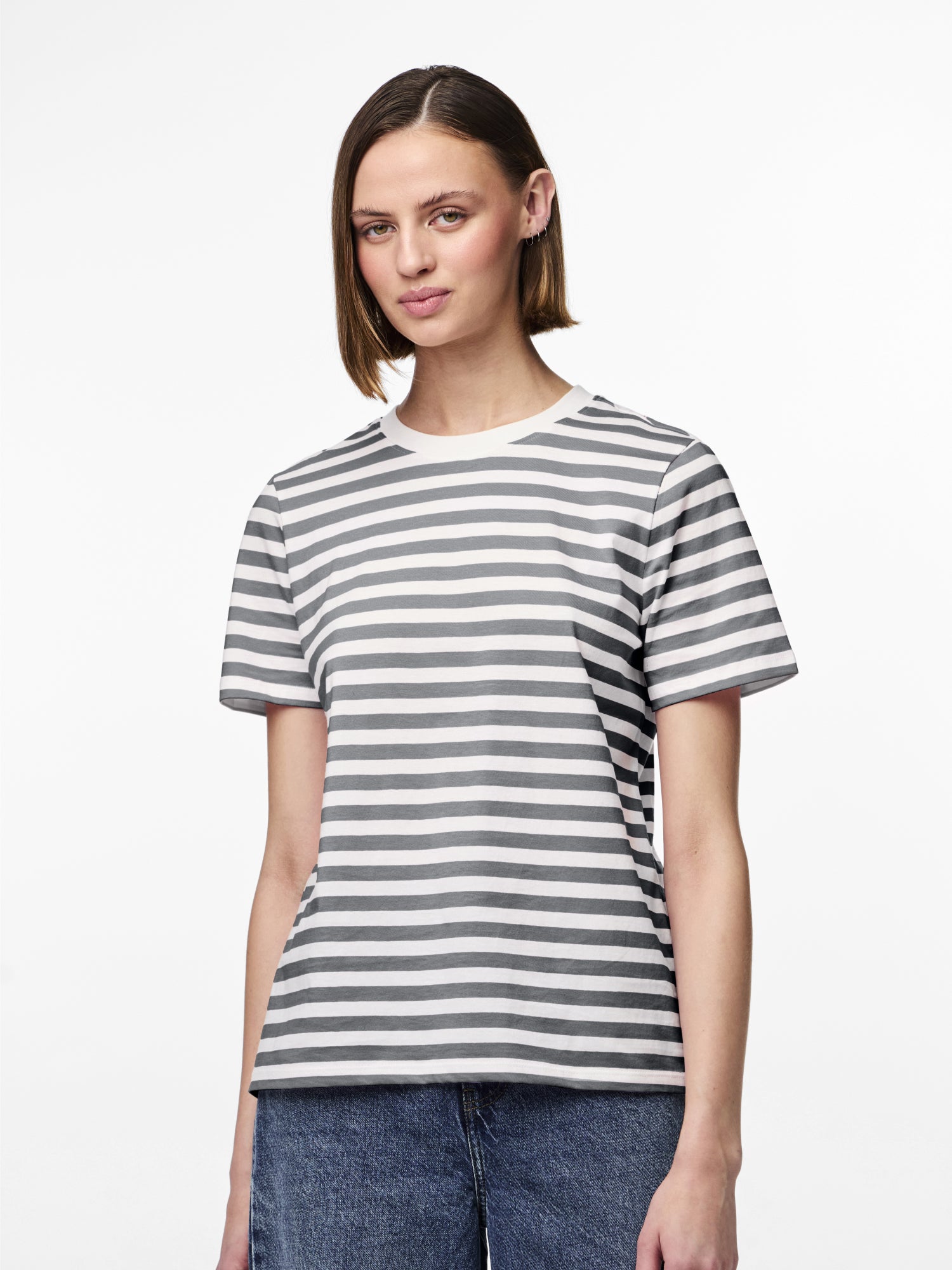 Pieces T-Shirts  grau