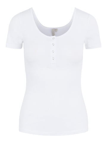 T-Shirt mit Henley-Ausschnitt