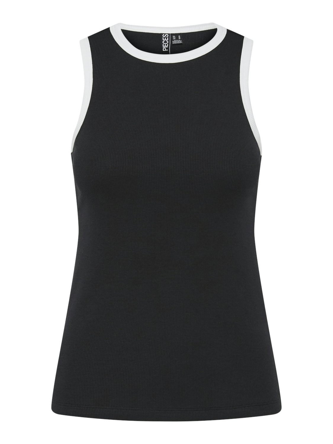 Pieces Tops  schwarz