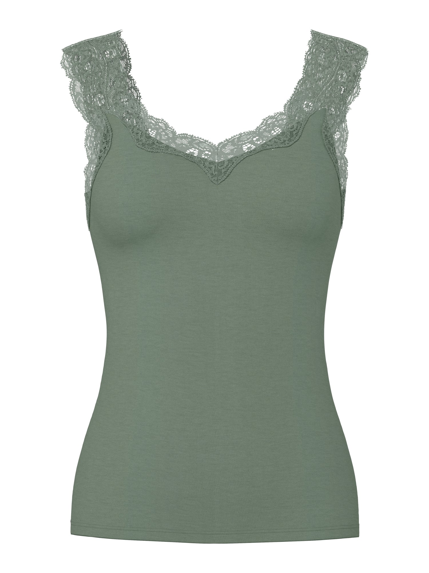 Pieces Tops  grau