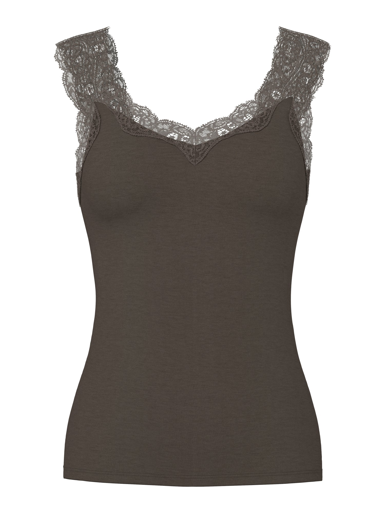 Pieces Tops  oliv