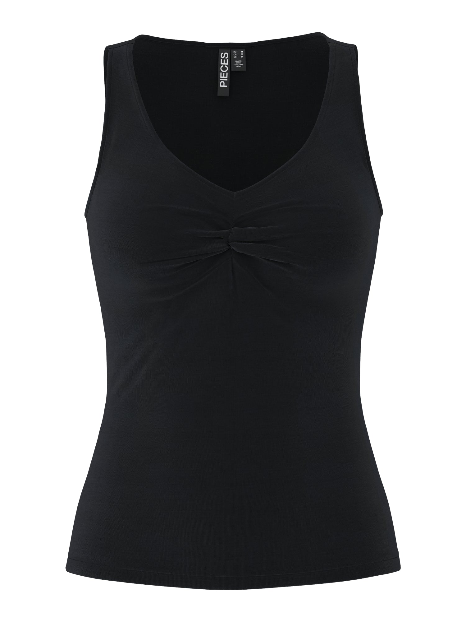 Pieces Tops  schwarz